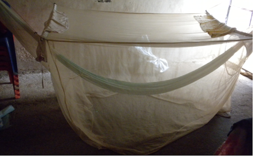Image of a mayan bed netting